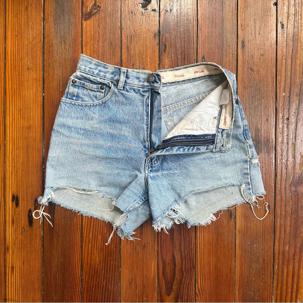Vintage 80s Coca-cola cutoff Jean shorts